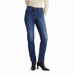 Levi's Women's 724 High Rise Straight Jeans Also Available in Plus  Chelsea Carbon Glow  34 Long