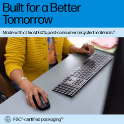 HP 720 Multi-Device Rechargeable Wireless Keyboard and Mouse Combo - Additional view 4