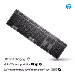 HP 720 Multi-Device Rechargeable Wireless Keyboard - Additional view 5