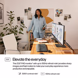 HP Series 3 Pro 23.8 inch FHD Monitor - 324pv - Additional view 7