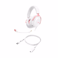 HyperX Cloud III - Gaming Headset (White/Pink) - Additional view 8