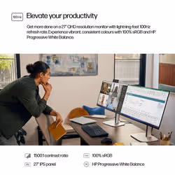 HP Series 5 Pro 27 inch QHD No Stand Monitor - 527pq - Additional view 6