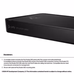 POLY Studio G62 Video Conferencing System With Mounting Plate Kit - Additional view 4