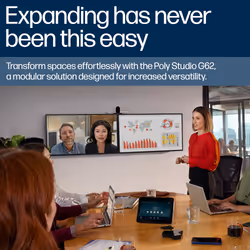 POLY Studio G62 Video Conferencing System With Mounting Plate Kit - Additional view 7