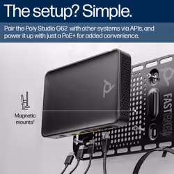 POLY Studio G62 Video Conferencing System With Mounting Plate Kit - Additional view 8