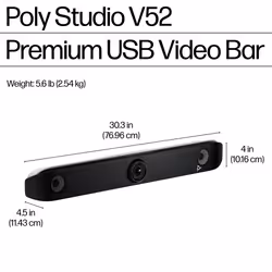 POLY Studio V52 USB Video Bar - Additional view 7