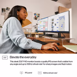 HP Series 3 Pro 23.8 inch FHD Monitor - 324pf - Additional view 7