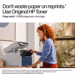 HP LaserJet Pro 4113fdn Black and white Printer, Ethernet Only; Copier, Scanner; Duplex - Additional view 3