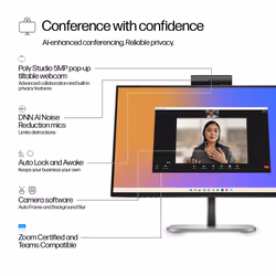 HP Series 5 Pro 23.8 inch FHD USB-C Conferencing Monitor - 524pm - Additional view 5
