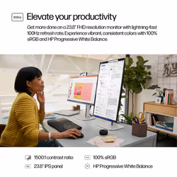 HP Series 5 Pro 23.8 inch FHD Monitor - 524pf - Additional view 7