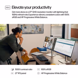 HP Series 5 Pro 27 inch QHD Monitor - 527pq - Additional view 6
