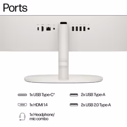 HP 22-dg0007na Intel® Celeron® N100 54.5 cm (21.4") 1920 x 1080 pixels All-in-One PC 8 GB DDR5-SDRAM 128 GB Flash Windows 11 Home in S mode Wi-Fi 6 (802.11ax) White - Additional view 4