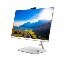 Lenovo IdeaCentre AIO 3 24ALC6 AMD Ryzen™ 5 7430U 60.5 cm (23.8") 1920 x 1080 pixels All-in-One PC 16 GB DDR4-SDRAM 512 GB SSD Windows 11 Home Wi-Fi 6 (802.11ax) White