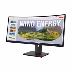 Lenovo ThinkVision T34WD-40 LED display 86.4 cm (34") 3440 x 1440 pixels Wide Quad HD Black - Additional view 2