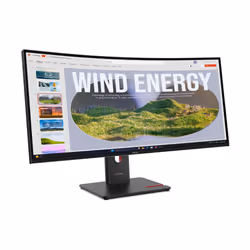 Lenovo ThinkVision T34WD-40 LED display 86.4 cm (34") 3440 x 1440 pixels Wide Quad HD Black - Additional view 4