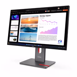 Lenovo ThinkVision P24Q-40 LED display 60.5 cm (23.8") 2560 x 1440 pixels Quad HD LCD Black - Additional view 3