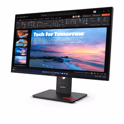 Lenovo ThinkVision T27QD-40 LED display 68.6 cm (27") 2560 x 1440 pixels Wide Quad HD Black