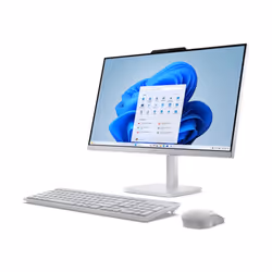 Lenovo A100 23.8" FHD 8GB RAM 512 GB SSD Windows 11 Home - Cloud Grey