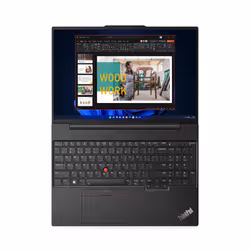 Lenovo ThinkPad E16 Gen 1 (Intel) Intel® Core™ i3 i3-1315U Laptop 40.6 cm (16") WUXGA 8 GB DDR4-SDRAM 256 GB SSD Wi-Fi 6 (802.11ax) Windows 11 Pro UK English Black - Additional view 8