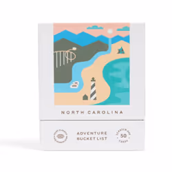 North Carolina Adventure Bucket List: 50 Scratch-Off Cards for Outdoor Activities  Tourist Attractions  and Road Trips - Perf ...