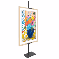 Americanflat Adjustable Easel Stand for Picture Frames up to 50"" - Ideal Picture Frame Stand for Art Signs or Photos - Use ...