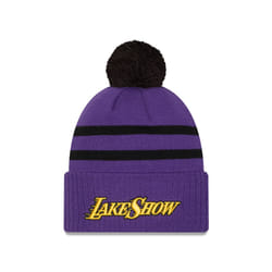 LA Lakers Knitted New Era Bobble Cuff Beanie