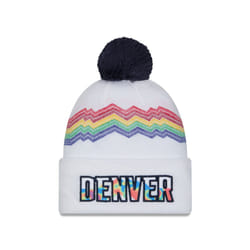 Denver Nuggets Knitted New Era Bobble Cuff Beanie
