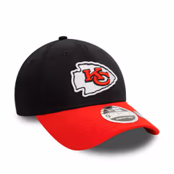 Kansas City Chiefs NFL Black 9FORTY Stretch Snap Adjustable Cap