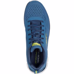 ) Skechers Track Leshur Polyester Men's Slate Trainers - Blue, 7 (Adults'
