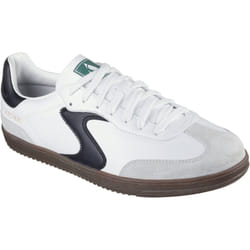 ) Skechers Hotshot Pyke Synthetic Men's White/Black Trainers - White, 8 (Adults'
