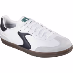 ) Skechers Hotshot Pyke Synthetic Men's White/Black Trainers - White, 9 (Adults'