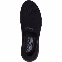 ) Skechers On-the-GO Flex Excellency Textile Women's Black Trainers - Black, 4 (Adults'