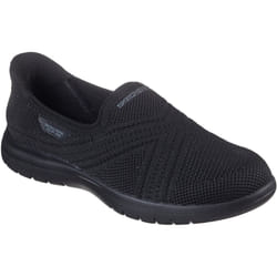 ) Skechers On-the-GO Flex Excellency Textile Women's Black Trainers - Black, 8 (Adults'