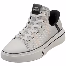 Skechers Snoop Dogg Snoop One Womens Fashion Trainers in Silver - 6