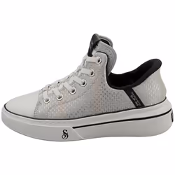Skechers Snoop Dogg Snoop One Womens Fashion Trainers in Silver - 6