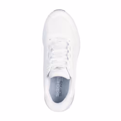 Skechers Womens 2025 Slip-ins GO GOLF Flight Lightweight Breathable Golf Shoes - UK 6, White/Silver
