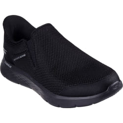 ) Skechers GO WALK Flex Ojai Textile Men's Black Trainers - Black, 7 (Adults'