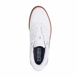 Skechers Mens 2025 Slip-ins GO GOLF Prestige Leather Waterproof Golf Shoes - UK 10, White