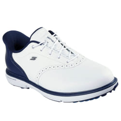 Skechers Mens 2025 Slip-ins GO GOLF Prestige SL Leather Waterproof Golf Shoes - UK 8.5, White/Navy