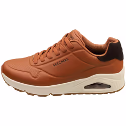 Skechers Uno Tailored Air Mens Casual Trainers in Cognac - 11