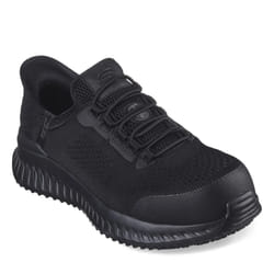 Skechers Work 200206EC/BLK TILIDO - FLETCHIT Mens Trainers Black - UK 6, Black