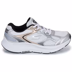 ) Skechers GO RUN Consistent 2.0 Volt Leather Women's White/Silver/Black Trainers - White, 6 (Adults' - Additional view 2