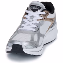 ) Skechers GO RUN Consistent 2.0 Volt Leather Women's White/Silver/Black Trainers - White, 6 (Adults' - Additional view 3