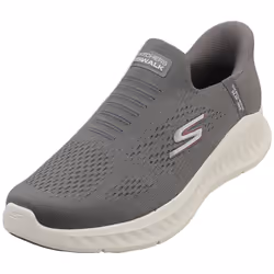 Skechers Slip-ins Go Walk Now Mens Slip On Trainers in Charcoal - 8 UK