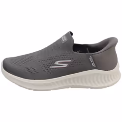 Skechers Slip-ins Go Walk Now Mens Slip On Trainers in Charcoal - 8 UK