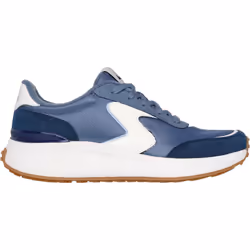 ) Skechers BLVD Retro Runner Leather Women's Navy Trainers - Blue, 4 (Adults'