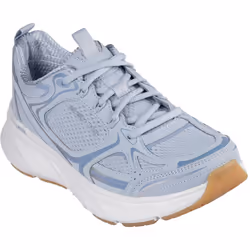 ) Skechers Edgeride Silver Eclipse Synthetic Women's Blue Trainers - Blue, 5 (Adults'