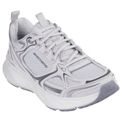 ) Skechers Edgeridge Women's Silver Eclipse Grey Trainers - Grey, 6 (Adults'