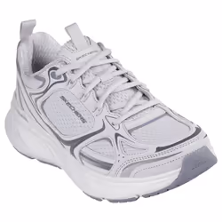 ) Skechers Edgeridge Women's Silver Eclipse Grey Trainers - Grey, 7 (Adults'
