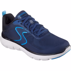 ) Skechers Flex Advantage 5.0 Spreelo Polyester Men's Navy/Blue Trainers - Blue, 9 (Adults'